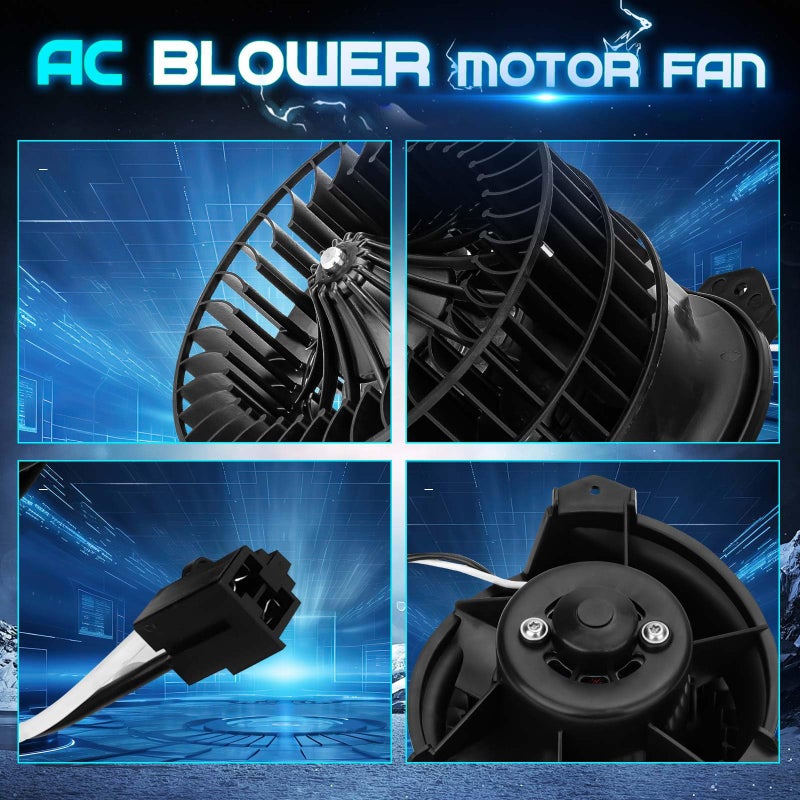 ILONPA Front 615-00611 HVAC Heater Blower Motor Fan for 2001-2007 Chrysler Town & Country, 2001-2007 Dodge Caravan & Grand Caravan, 2004-2008 Pacifica 4885475AC 700070 4885475AB - Image 3